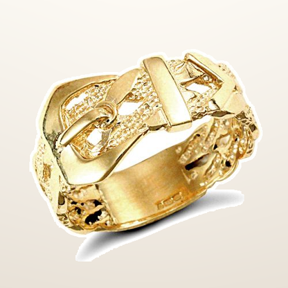 IT_ROLE:studio_clean | 9ct Yellow Gold Buckle Ring