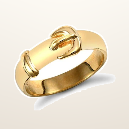 IT_ROLE:studio_clean | 9ct Yellow Gold Buckle Ring