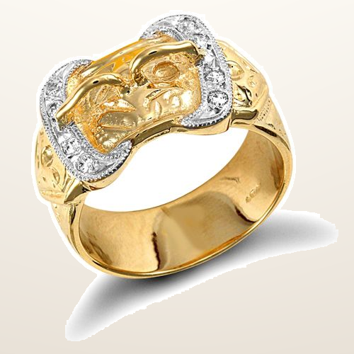 IT_ROLE:studio_clean | 9ct Yellow Gold Buckle Ring
