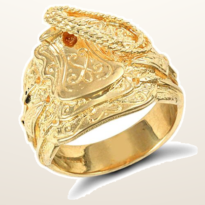 IT_ROLE:studio_clean | 9ct Yellow Gold Saddle Ring