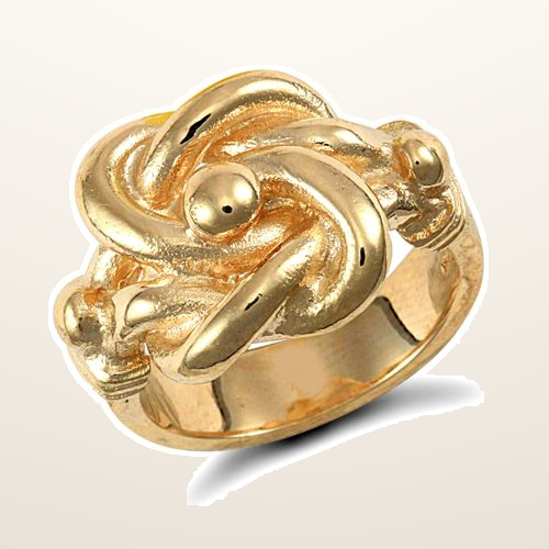 IT_ROLE:studio_clean | 9ct Yellow Gold Knot Ring