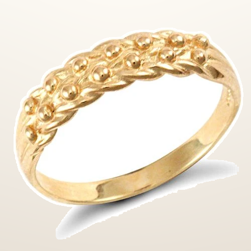 IT_ROLE:studio_clean | 9ct Yellow Gold Keeper Ring