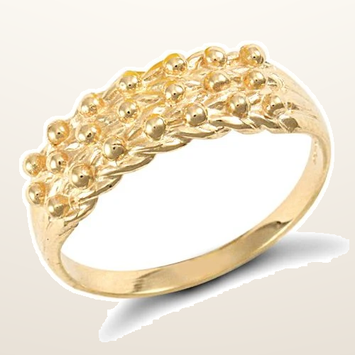 IT_ROLE:studio_clean | 9ct Yellow Gold Keeper Ring