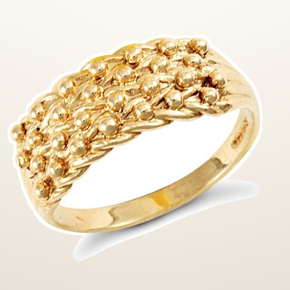 IT_ROLE:studio_clean | 9ct Yellow Gold Keeper Ring