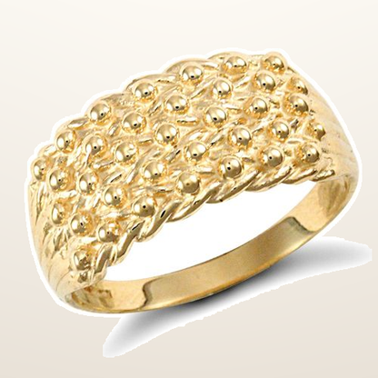 IT_ROLE:studio_clean | 9ct Yellow Gold Keeper Ring