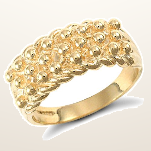 IT_ROLE:studio_clean | 9ct Yellow Gold Keeper Ring