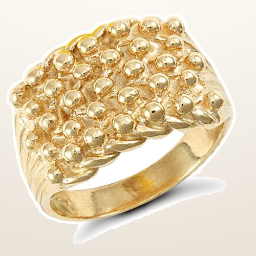 IT_ROLE:studio_clean | 9ct Yellow Gold Keeper Ring