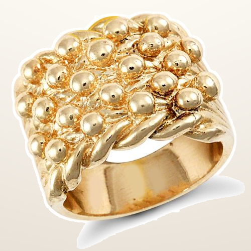 IT_ROLE:studio_clean | 9ct Yellow Gold Keeper Ring