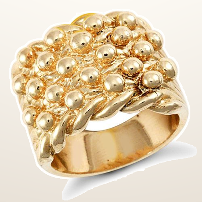 IT_ROLE:studio_clean | 9ct Yellow Gold Keeper Ring