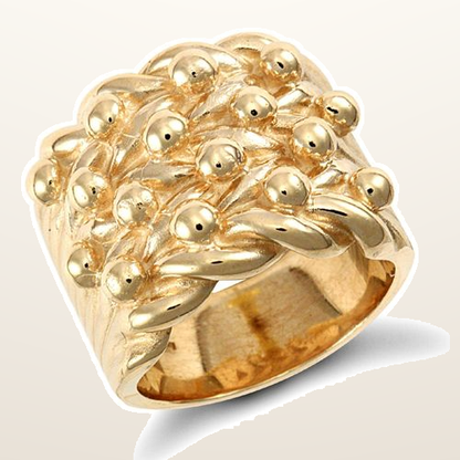 IT_ROLE:studio_clean | 9ct Yellow Gold Keeper Ring