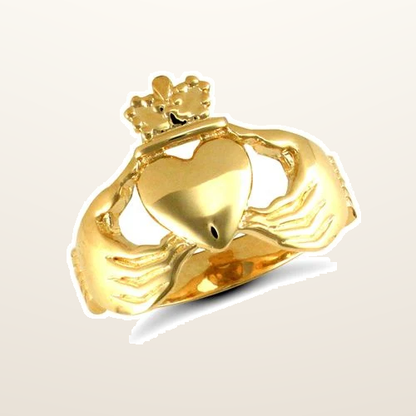 IT_ROLE:studio_clean | 9ct Yellow Gold Claddagh Ring