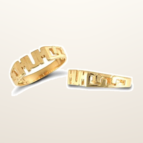 IT_ROLE:studio_clean | 9ct Yellow Gold Mum Ring