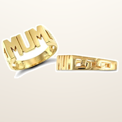 IT_ROLE:studio_clean | 9ct Yellow Gold Mum Id Ring