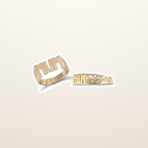 IT_ROLE:studio_clean | 9ct Yellow Gold Mum Ring