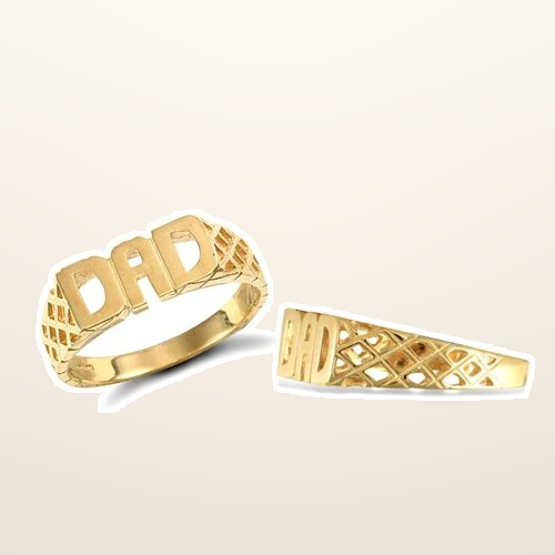 IT_ROLE:studio_clean | 9ct Yellow Gold Dad Ring