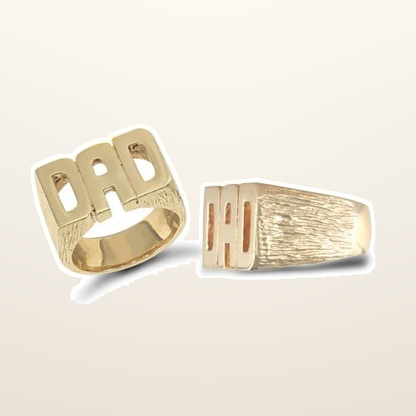 IT_ROLE:studio_clean | 9ct Yellow 'Dad' Ring
