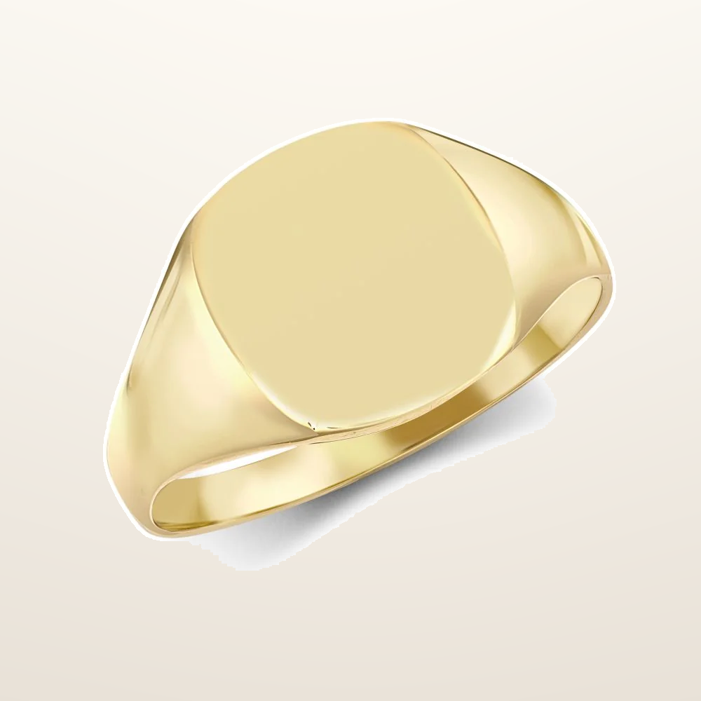 IT_ROLE:studio_clean | 9ct Yellow Gold Signet Ring