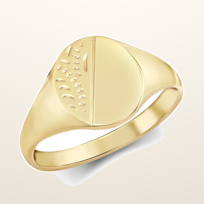 IT_ROLE:studio_clean | 9ct Yellow Gold Signet Ring