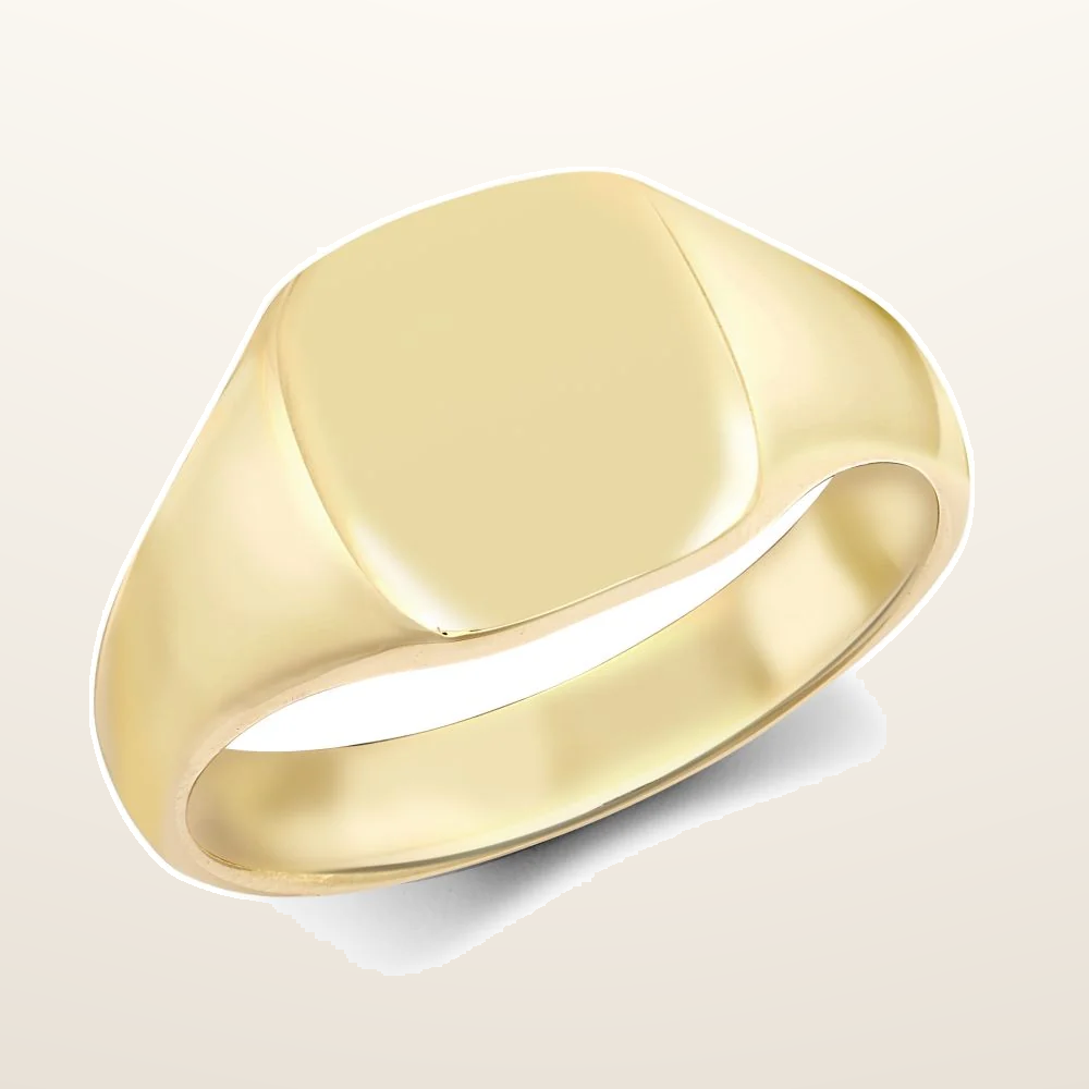 IT_ROLE:studio_clean | 9ct Yellow Gold Signet Ring