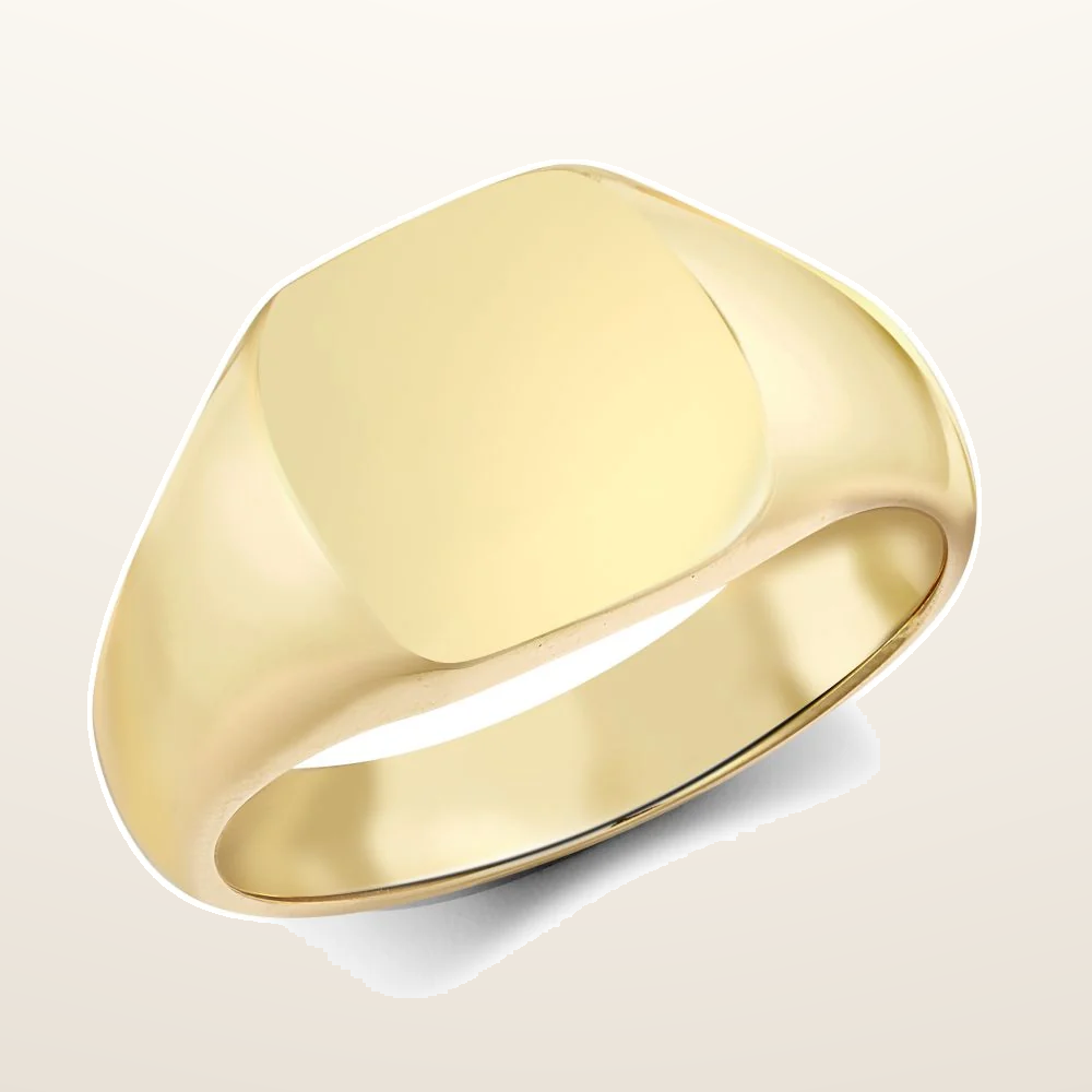 IT_ROLE:studio_clean | 9ct Yellow Gold Signet Ring
