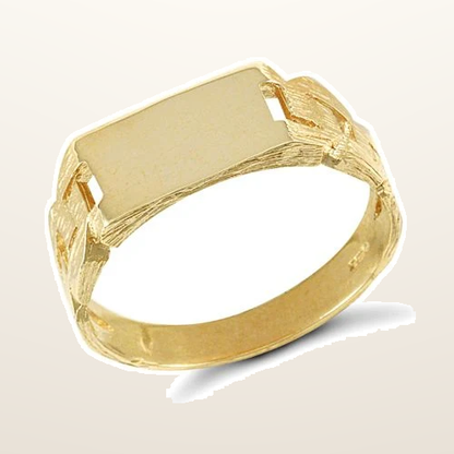 IT_ROLE:studio_clean | 9ct Yellow Gold Signet Ring