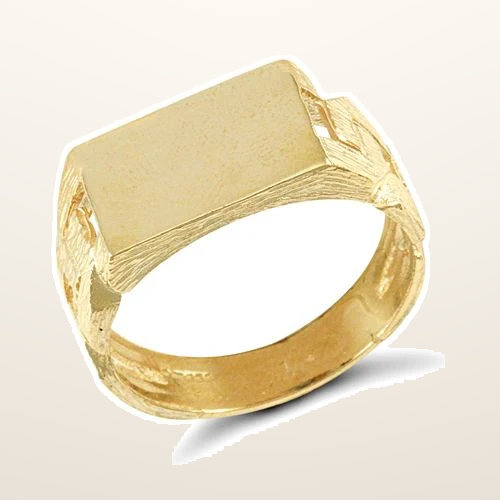IT_ROLE:studio_clean | 9ct Yellow Gold Signet Ring