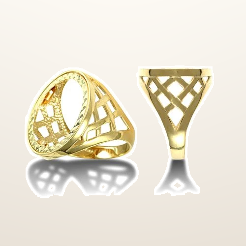 IT_ROLE:studio_clean | 9ct Yellow Gold Full Sovereign Ring
