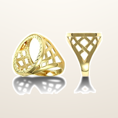 IT_ROLE:studio_clean | 9ct Yellow Gold Full Sovereign Ring