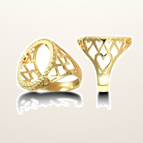 IT_ROLE:studio_clean | 9ct Yellow Gold Full Sovereign Ring