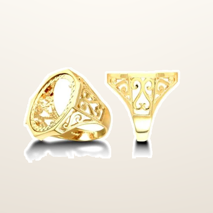 IT_ROLE:studio_clean | 9ct Yellow Gold Full Sovereign Ring