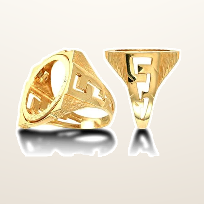 IT_ROLE:studio_clean | 9ct Yellow Gold Full Sovereign Ring
