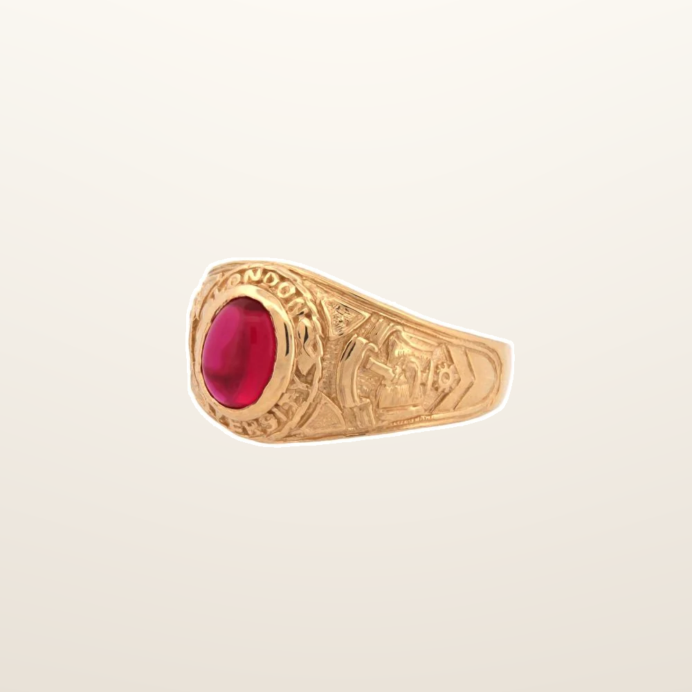 IT_ROLE:studio_clean | 9ct Yellow Gold College Ring