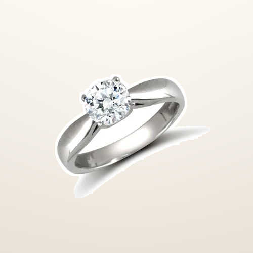 IT_ROLE:studio_clean | 9ct White Rbc Cubic Zirconia Solitaire Ring
