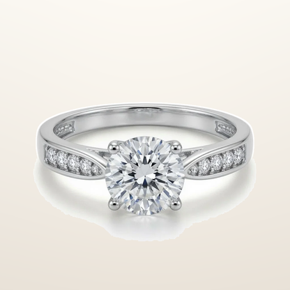 IT_ROLE:studio_clean | 9ct White Cubic Zirconia Ladies Dress Ring