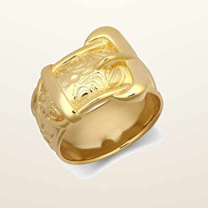 IT_ROLE:studio_clean | 9ct Yellow Gold Buckle Ring