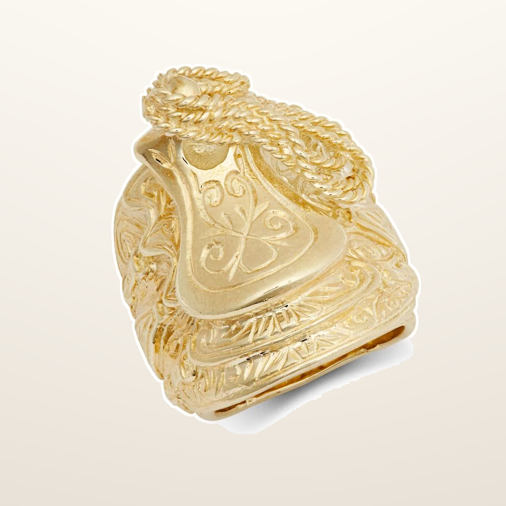 IT_ROLE:studio_clean | 9ct Yellow Saddle Ring