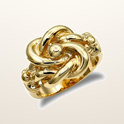 IT_ROLE:studio_clean | 9ct Yellow Gold Knot Ring
