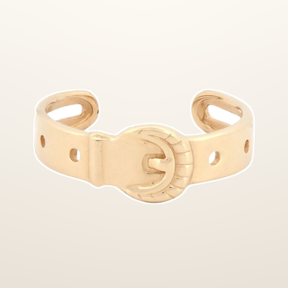 IT_ROLE:studio_clean | 9ct Yellow buckle toe ring