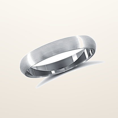 IT_ROLE:studio_clean | 9ct White Gold Standard Weight Court Profile Mirror Finish Wedding Ring