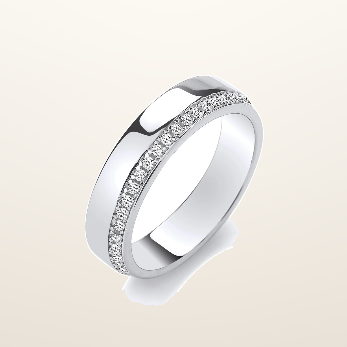 IT_ROLE:studio_clean | Three Quarter ET Ladies Silver Ring