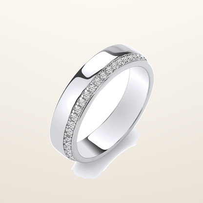 IT_ROLE:studio_clean | Three Quarter ET Ladies Silver Ring
