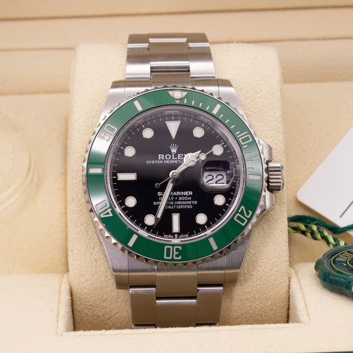 Rolex Submariner Date 2023 Starbucks Oyster Bracelet Black Dial Stainless Steel 2023 Unworn Condition Ceramic Bezel 41 Mm Mechanical - product image from...