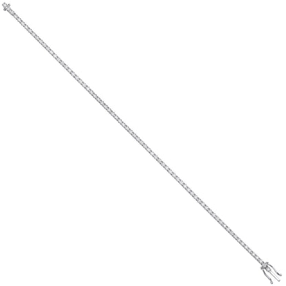 18ct illusion Set 0.75ct tennis bracelet