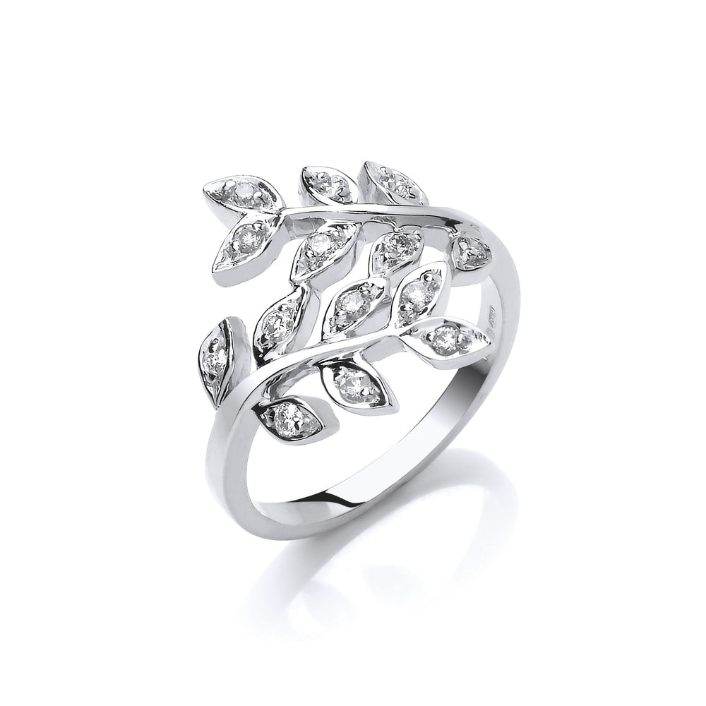 9ct White Gold 0.25ct Diamond Ring – product view