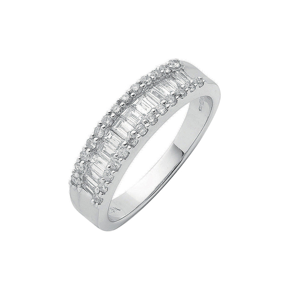 18ct White Gold 0.55ctw Diamond Ring