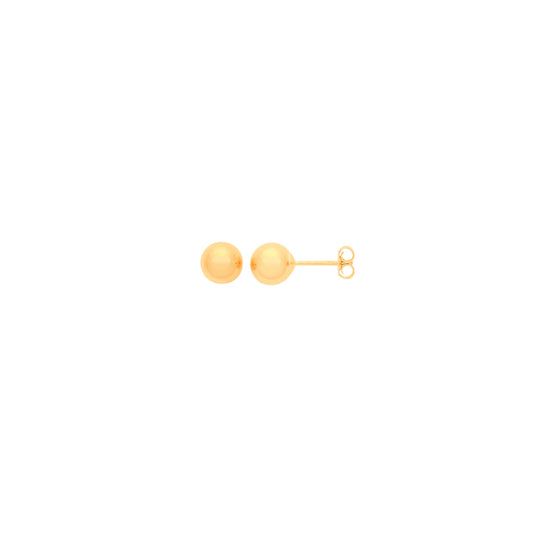 9ct Yellow Gold 3mm Ball Studs