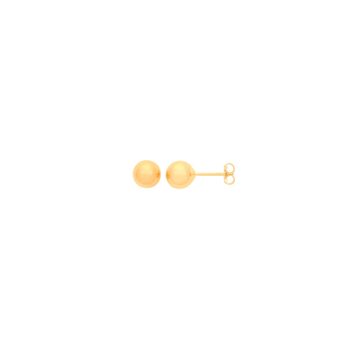 9ct Yellow Gold 3mm Ball Studs