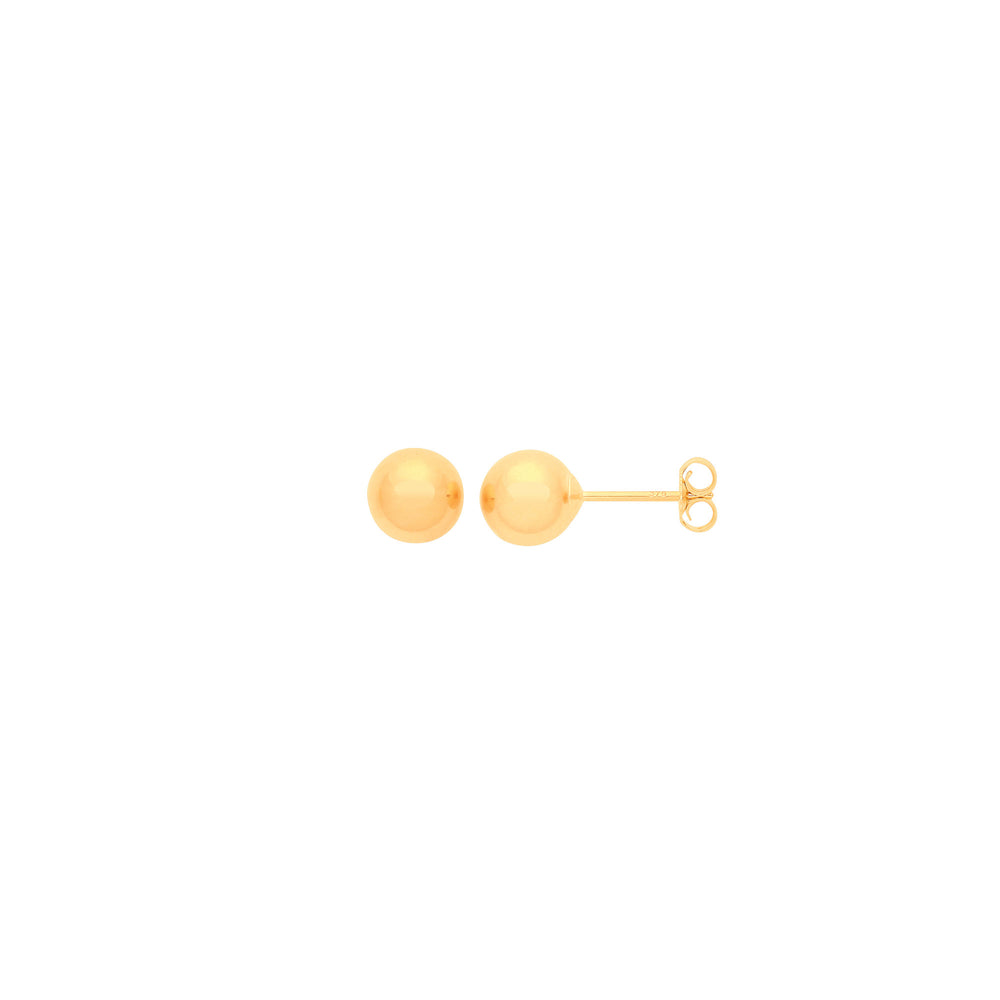 9ct Yellow Gold 4mm Ball Studs – product view