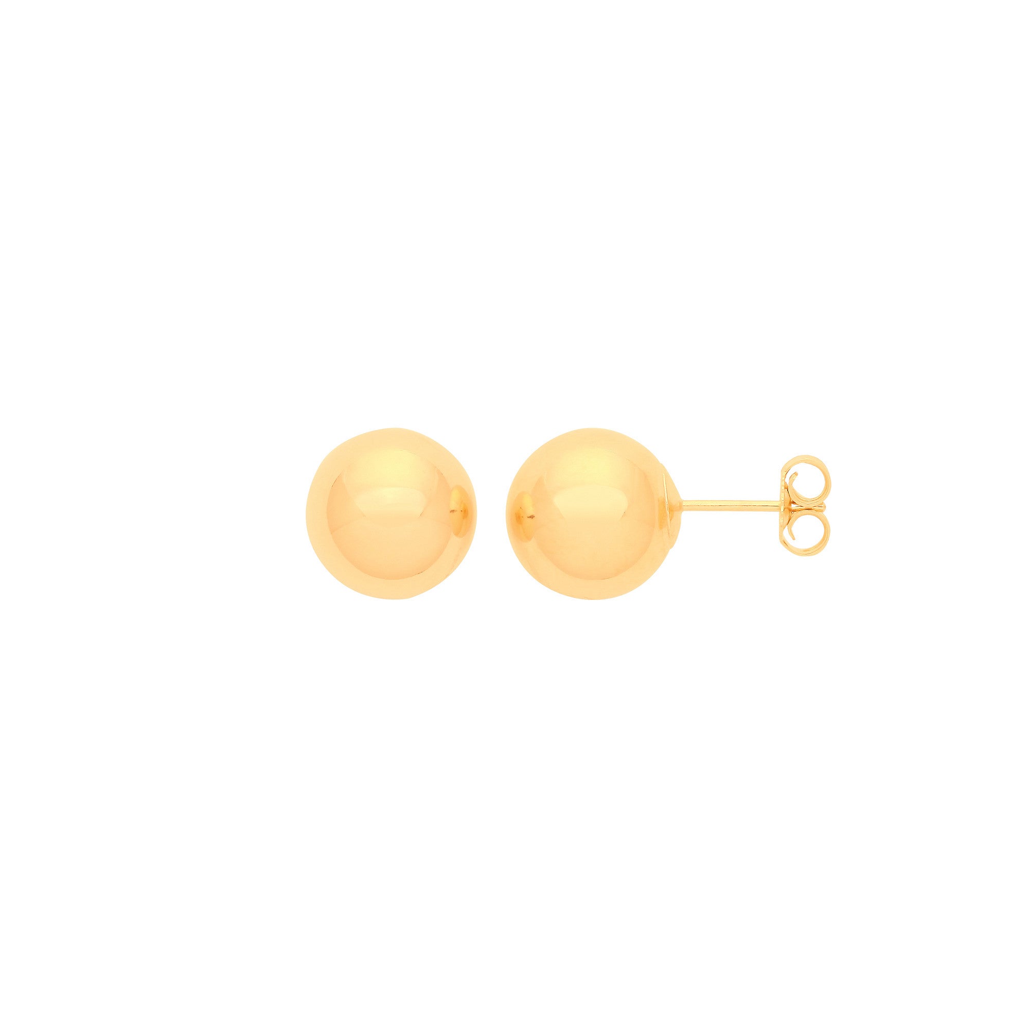 9ct Yellow Gold 7mm Ball Studs