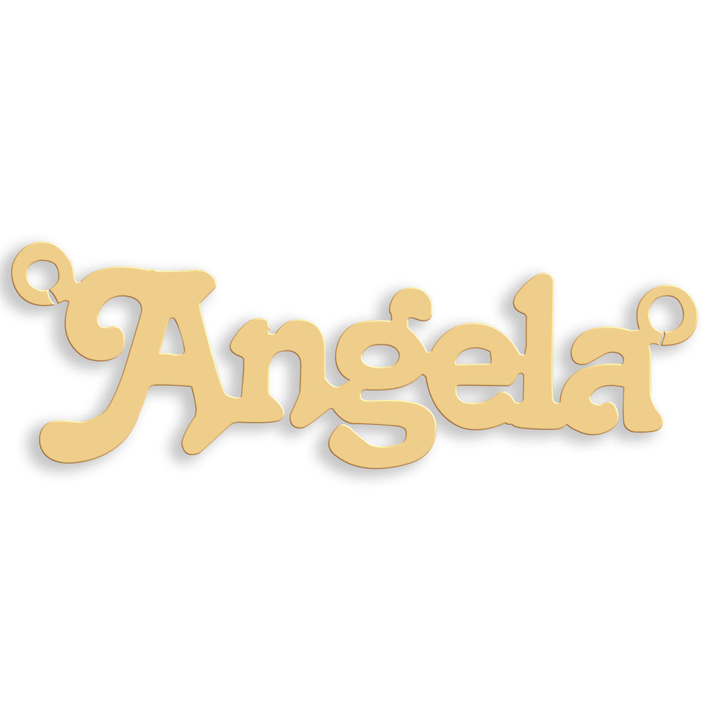 9ct Gold Small Terra Nameplate